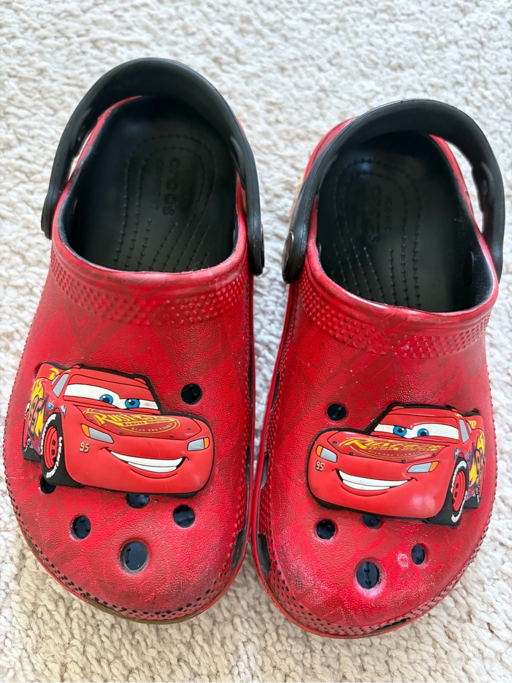 Kids Lightning McQueen Crocs C11